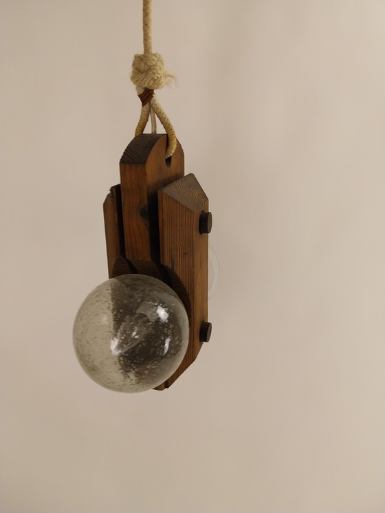 Image 1 of 1 x Temde 803 lampada a sospensione brutalista anni '70