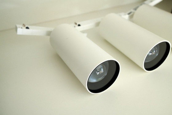 3x Faretti LED Flos (Architectural) 09.7550.WA Nuovi – Bianco – Aluminium (photo 6 of 7)