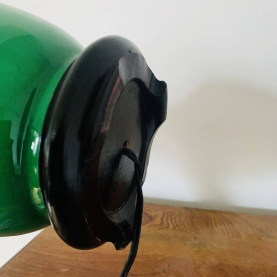 Image 1 of Old green lamp base