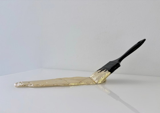 Santicri – Gold Brush – sculptuur 29/100 – Pop Art Style – Santiciri, Decoratieve objecten, Plastic (photo 6 of 23)