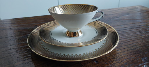 Winterling marktleuthen Bavière tasse à thé, soucoupe et assiette