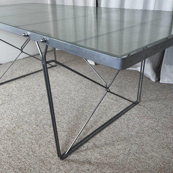 Dining table / desk "Moment" by Niels Gammelgaard, Ikea, 1990 – Glass (photo 7 of 17)