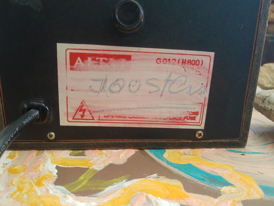 Image 1 of Einzigartige Altai G012 (H800) Stroboskoplampe in Furnieroptik aus den 70er Jahren, einstellbare Geschwindigkeit