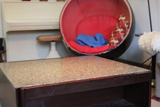 Image 1 of Angelo Mangiarotti 4D Coffee Table for Molteni, Italy 1960s