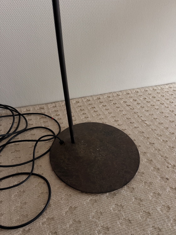 Image 1 of Lampada da terra italiana vintage con paralume in vetro di Murano – Vistosi