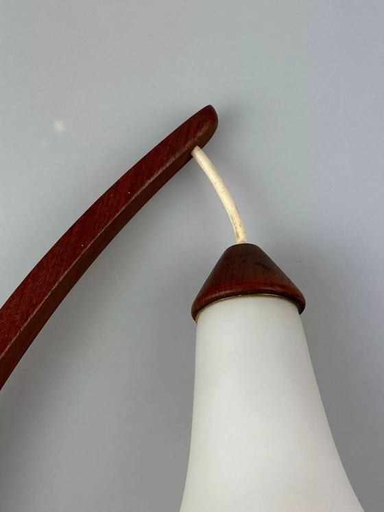 Image 1 of 60's 70's Lampe Teck Lampe murale Uno & Östen Kristiansson for Luxus