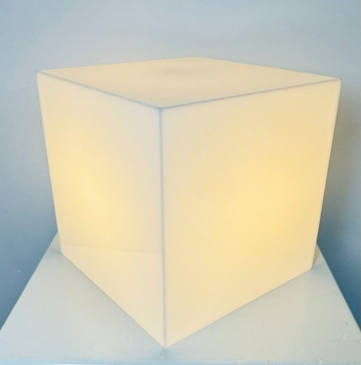Kubus tafellamp van Harco Loor voor Harco Loor Design, Nederland, jaren 80