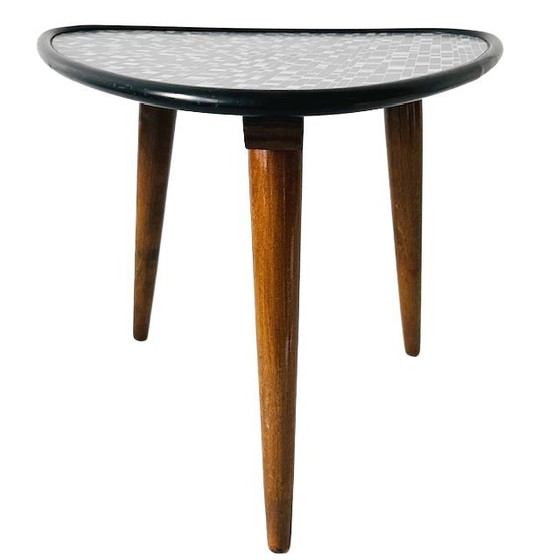 Image 1 of Vintage mid-century triangular plant table Rockabilly 1950s