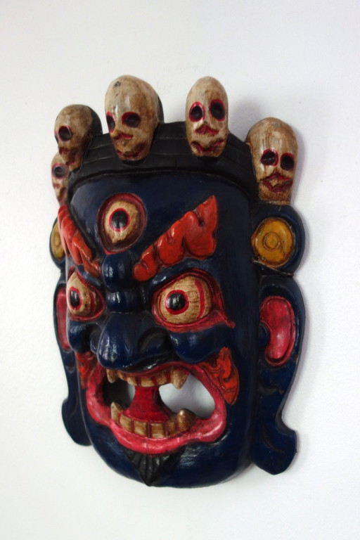 Masque ancien MAHAKALA du NEPAL