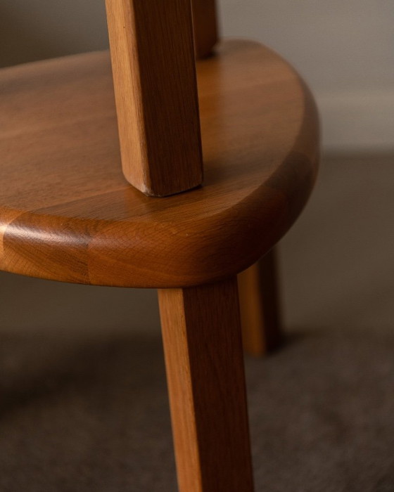 Image 1 of Tavolini laterali vintage in rovere - Mimiset in rovere massello anni '70