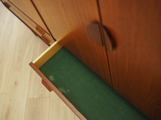 Image 1 of Teak highboard, Danish design, 1960s, made in Denmark