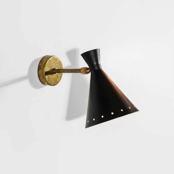 Image 1 of Italiaanse wandlamp, design uit de jaren 50