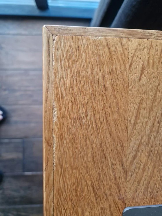 Vintage oak Desk - Eeka Meubelen - 50s/60s – Mid-Century Modern – Wood, Mid Century Modern (photo 18 of 23)