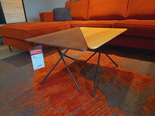 Tavio coffee table - smoked/natural oak