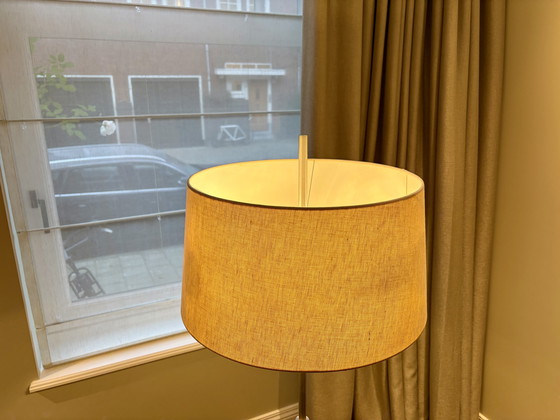 Image 1 of Santa and Cole “Diana” floor lamp on satin nickel