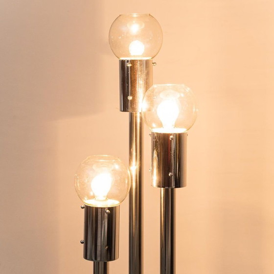 Image 1 of LAMPADA DA TERRA 3 LUCI ANNI '70 VINTAGE MODERNARIATO