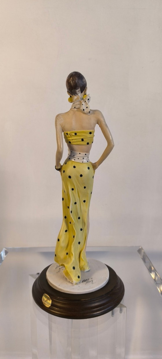 Image 1 of 😍✨ Stunning Large Vintage Statue "Fashion Lady" by Antoni Famery – Italy, c. 1990 ✨😍