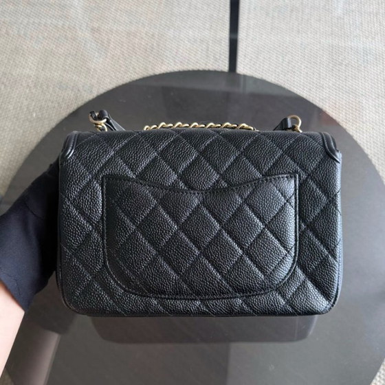 Image 1 of Chanel Filigree CC Small - Caviar Quilted Black Gold Hardware