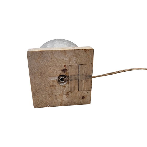 Image 1 of Vintage Crackle Marmeren Lamp
