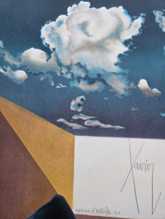 Image 1 of Degans Xavier (geboren in 1949-) - Lithografie, proefdruk van de kunstenaar (ref 4122-1)