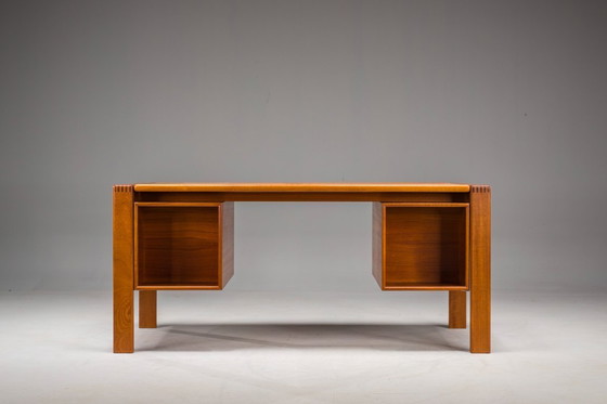 Image 1 of Freistehender Teakholz-Schreibtisch von GV Møbler, Mid-Century, 1960er Jahre