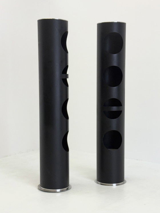 Image 1 of XL Space Age Bookcases By Arch Saccardo in Black