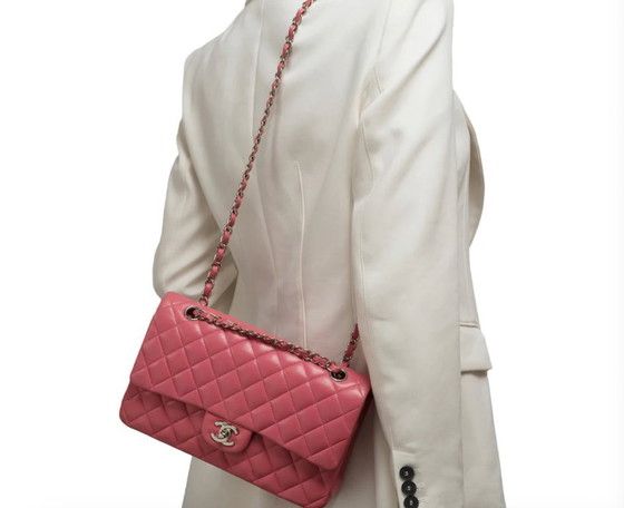 Image 1 of Sac CHANEL Timeless/Classique en Cuir Rose - 101622 