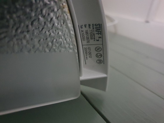 Image 1 of Set di lampade alogene (da parete) in metallo bianco vintage/leuchten per staff 