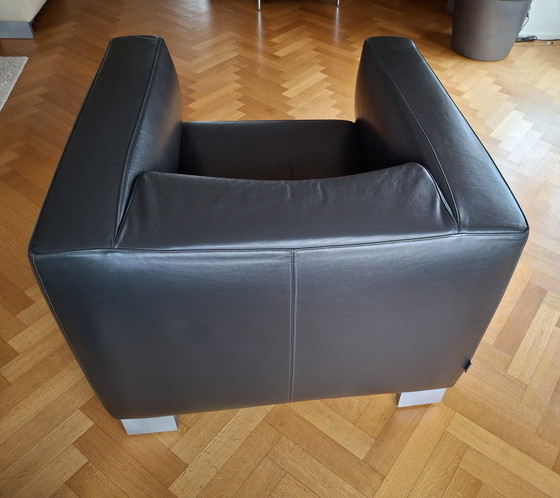 Image 1 of 1x Poltrona Linteloo Pelle Antracite