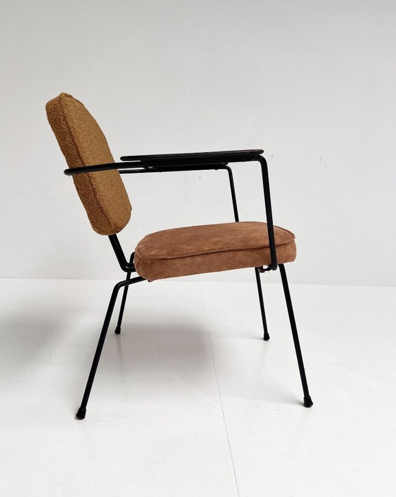 Image 1 of Model 5002 armchair with side table by Rudolf Wolf for Elsrijk, 1950s