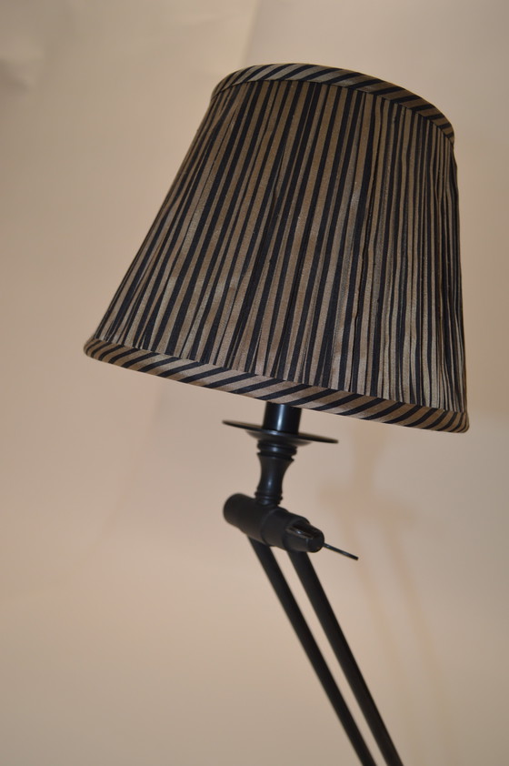 Image 1 of Lamp Model Skania, Dark Brons, Shade Stripes