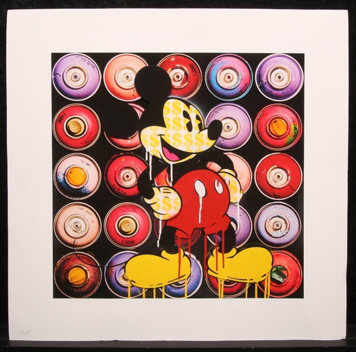 Allen, Ben - Popaganda Cans Mickey E.A. - Deluxe - Giclée - firmato a mano