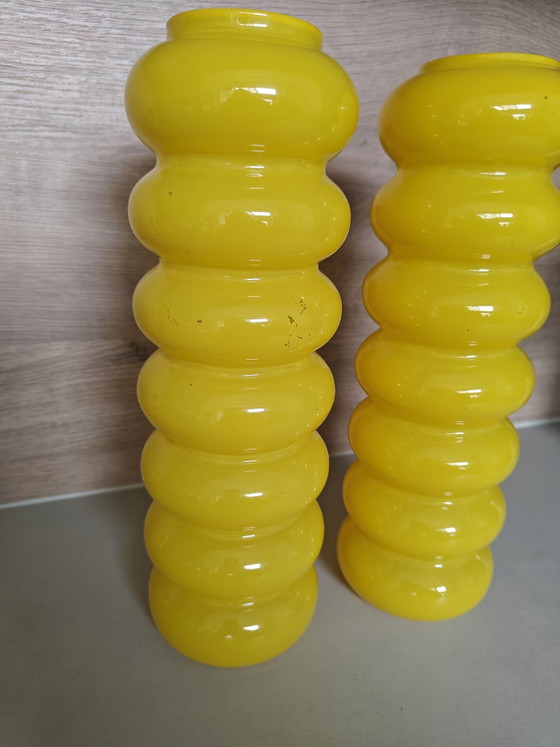Vasi IKEA Solstråle - Design di Anne Nilsson, Vetro, Giallo (foto 4 di 7)