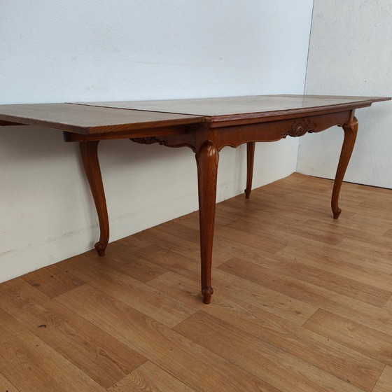 Vintage country dining table. Extendable and dismountable. – Wood (photo 15 of 23)
