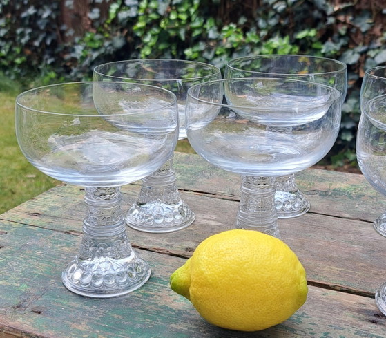Image 1 of 8 vintage Champagne glazen Rosenthal BACCHUS 