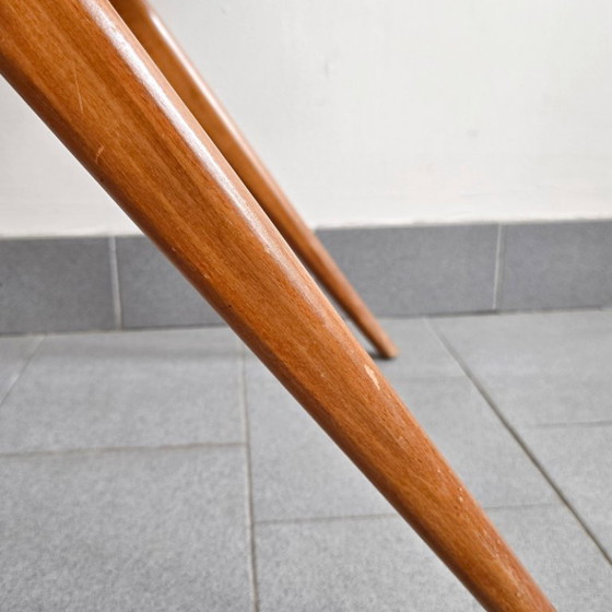 Image 1 of Vintage 1950s Chair with Compass Legs by Gerard Guermonprez, Godfrid Edition, 1950s