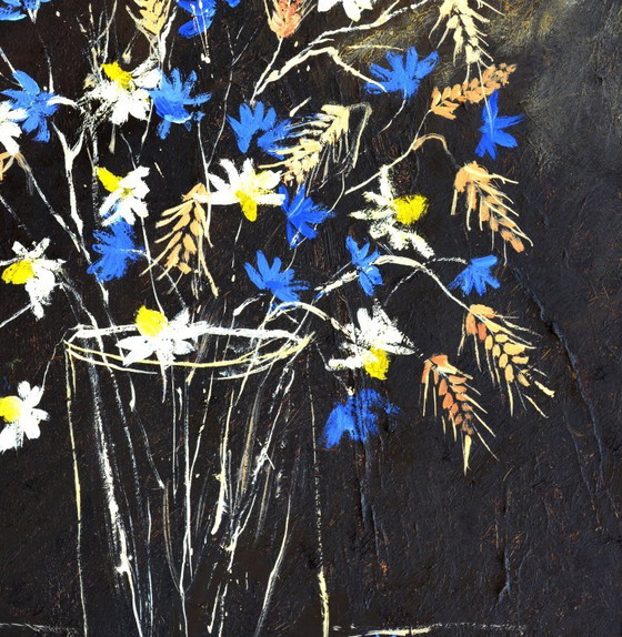 Wild Summer, Flowers – Paintings & Drawings, Canvas (photo 3 of 5)