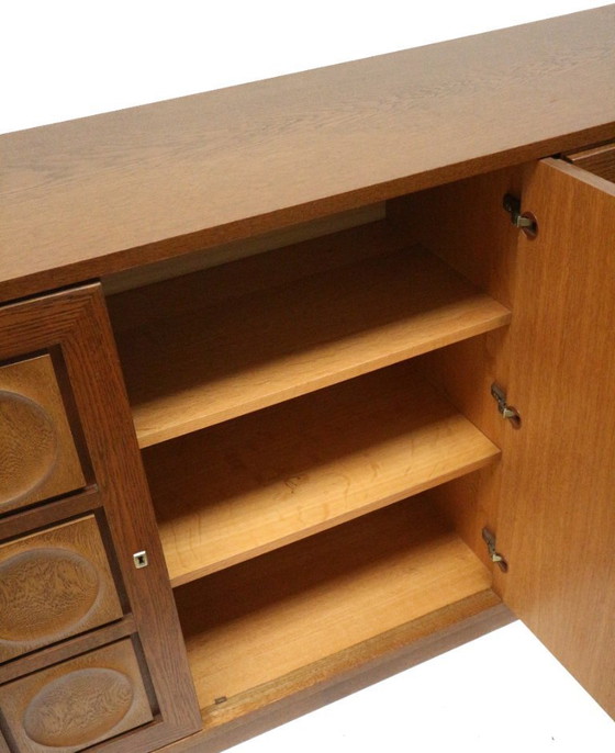 Image 1 of Brutalist Belgisch dressoir van Gerhard Bartels uit de jaren ’70