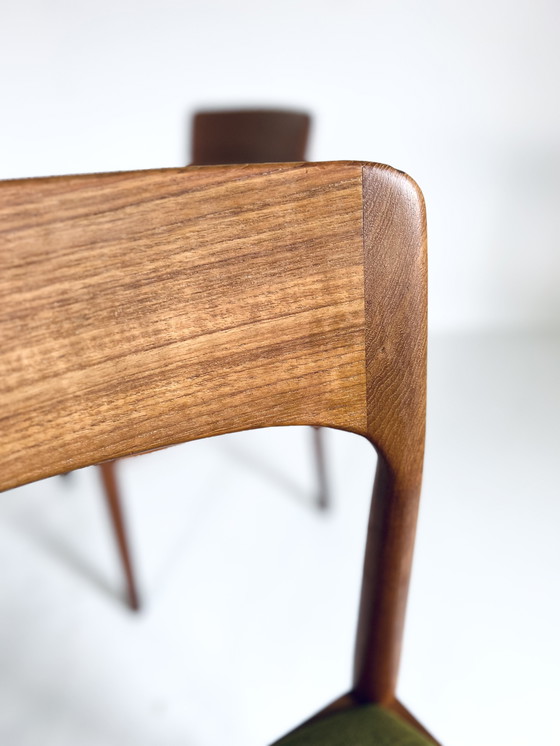 Image 1 of 8x Henning Kjærnulf restaurado, Korup Stolefabrik '60