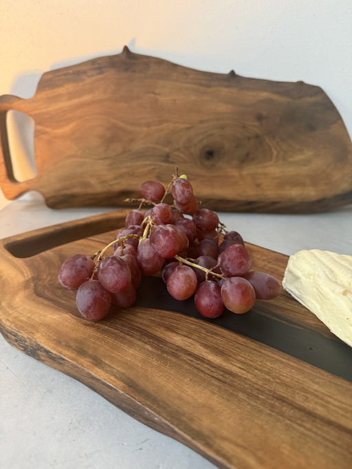 Tablas de bebidas de diseño hechas de madera maciza - hechas a mano