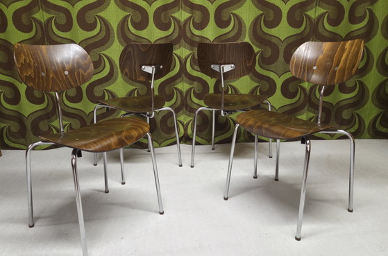 Image 1 of 4 Se 68 stoelen Egon Eiermann voor Wilde+Spieth