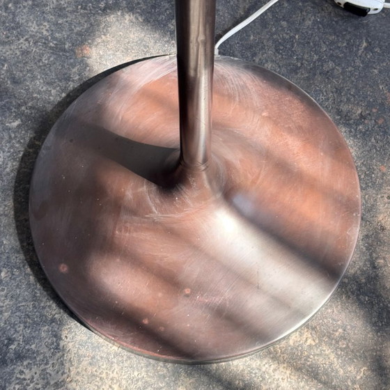 Image 1 of Hungarian Brass Floor Lamp by Iparmuveszeti Vallalat