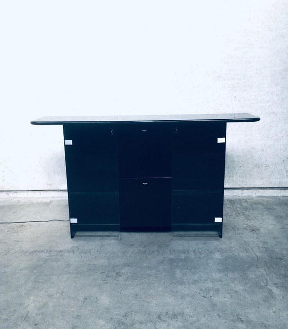 Image 1 of Postmodern Design Highboard Bar Chest by Luigi Saccardo for Gasparello, Italy 1980's