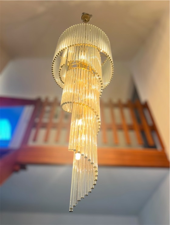 Image 1 of Spectacular and very rare Palme Chandelier