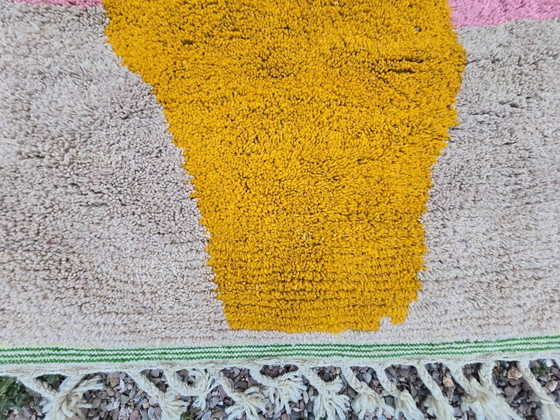 Tappeto berbero in pura lana, fatto a mano, 250x150 cm, prodotto in Marocco. – Tappeti, Wool (photo 8 of 10)