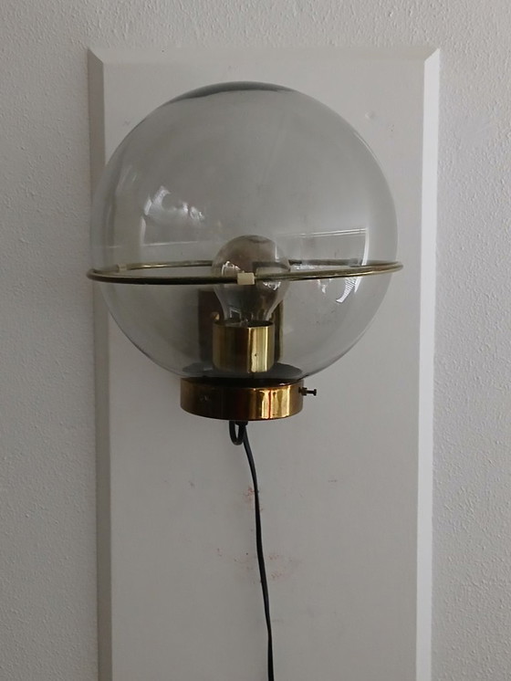 Image 1 of Basket Teardrop Wall Lamp - 1960s Vintage