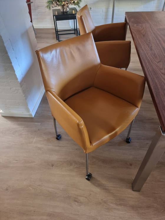 Image 1 of Essbereich mit 4 Ledersesseln