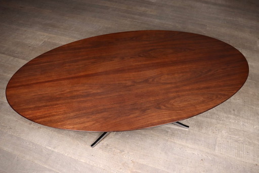 Florence Knoll large Dining Table in walnut, 1960s