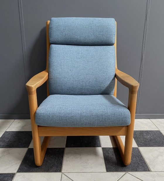 Image 1 of Silla danesa con respaldo alto de Johannes Andersen para Silkeborg