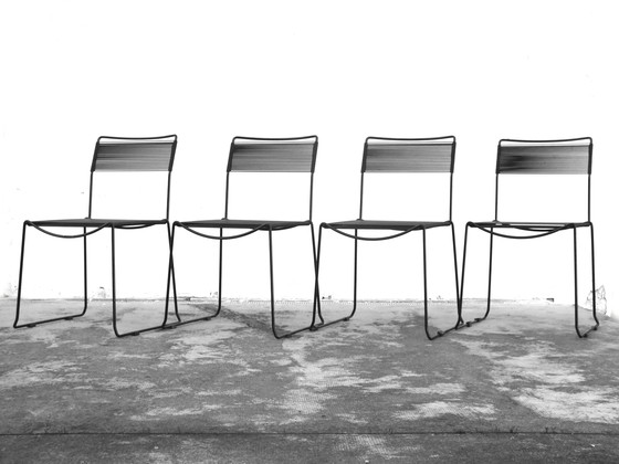 Image 1 of Vier "Spaghetti"-Stühle von Sintesi Italien, Produktion in der Minimalismus-Ära der 70er Jahre